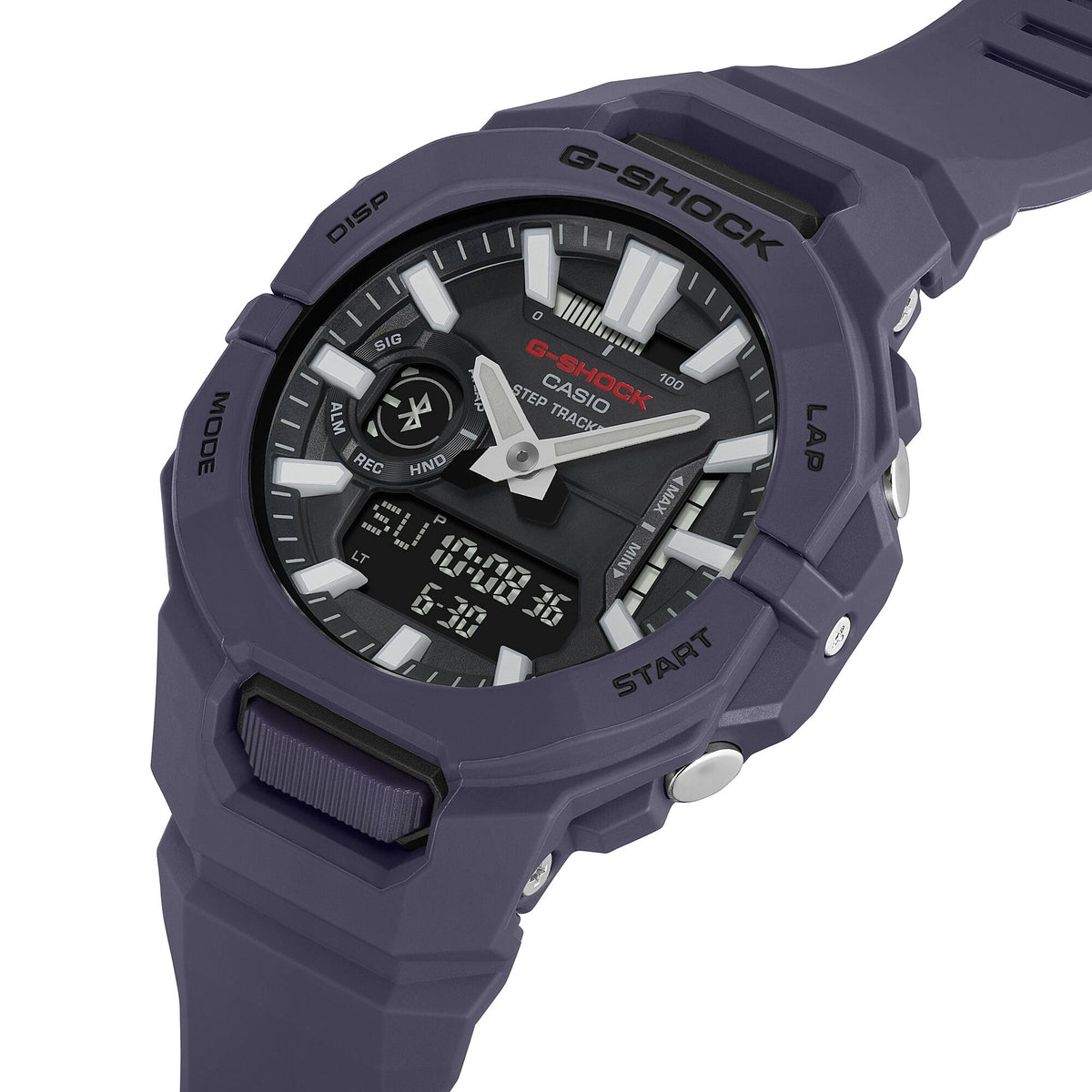 Casio G-Shock G-Squad GBA-950-2ADR Analog-Digital Running Watch – detail view