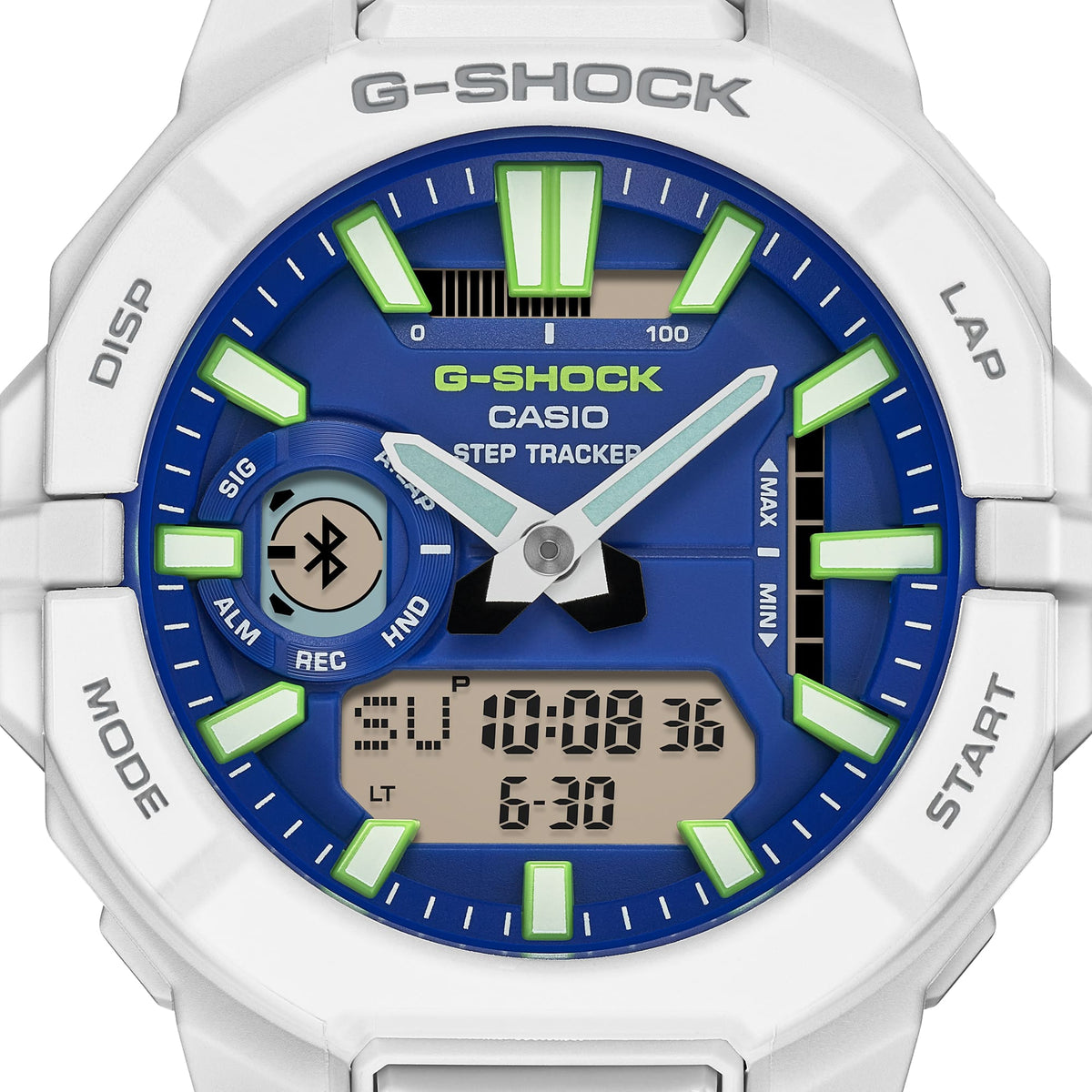 Casio G-Shock G-Squad GBA-950-7A2DR Analog-Digital Running Watch – detail view