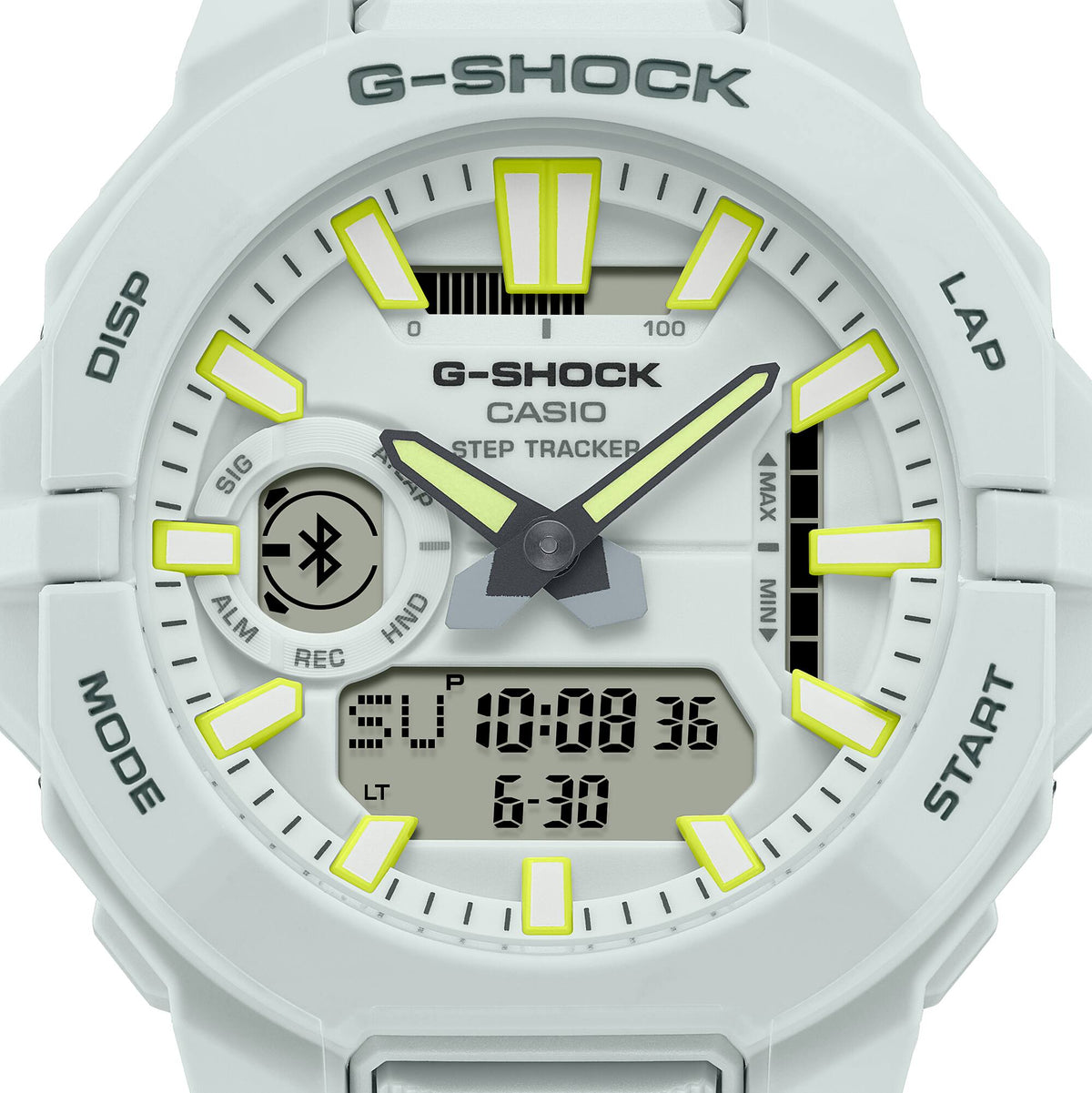 Casio G-Shock G-Squad GBA-950-7ADR Analog-Digital Running Watch – detail view