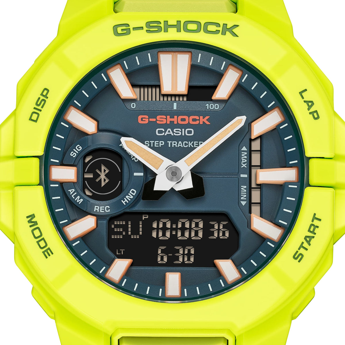Casio G-Shock G-Squad GBA-950-9A3DR Analog-Digital Running Watch – detail view
