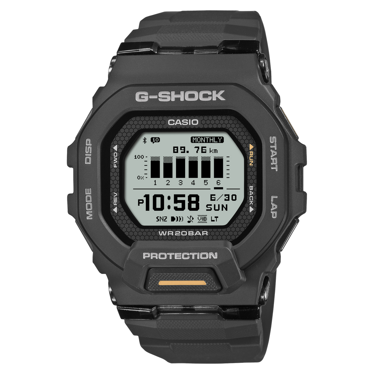 Casio G-Shock GBD-200-1A1 G-Squad Compact Bluetooth Watch product photo