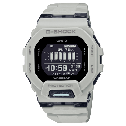 Casio G-Shock GBD-200UU-9DR Step Tracker Digital Watch – Black – front view