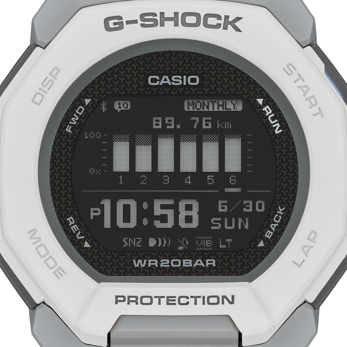 Casio G-Shock GBD-300-7DR G-Squad Running Watch – detail view