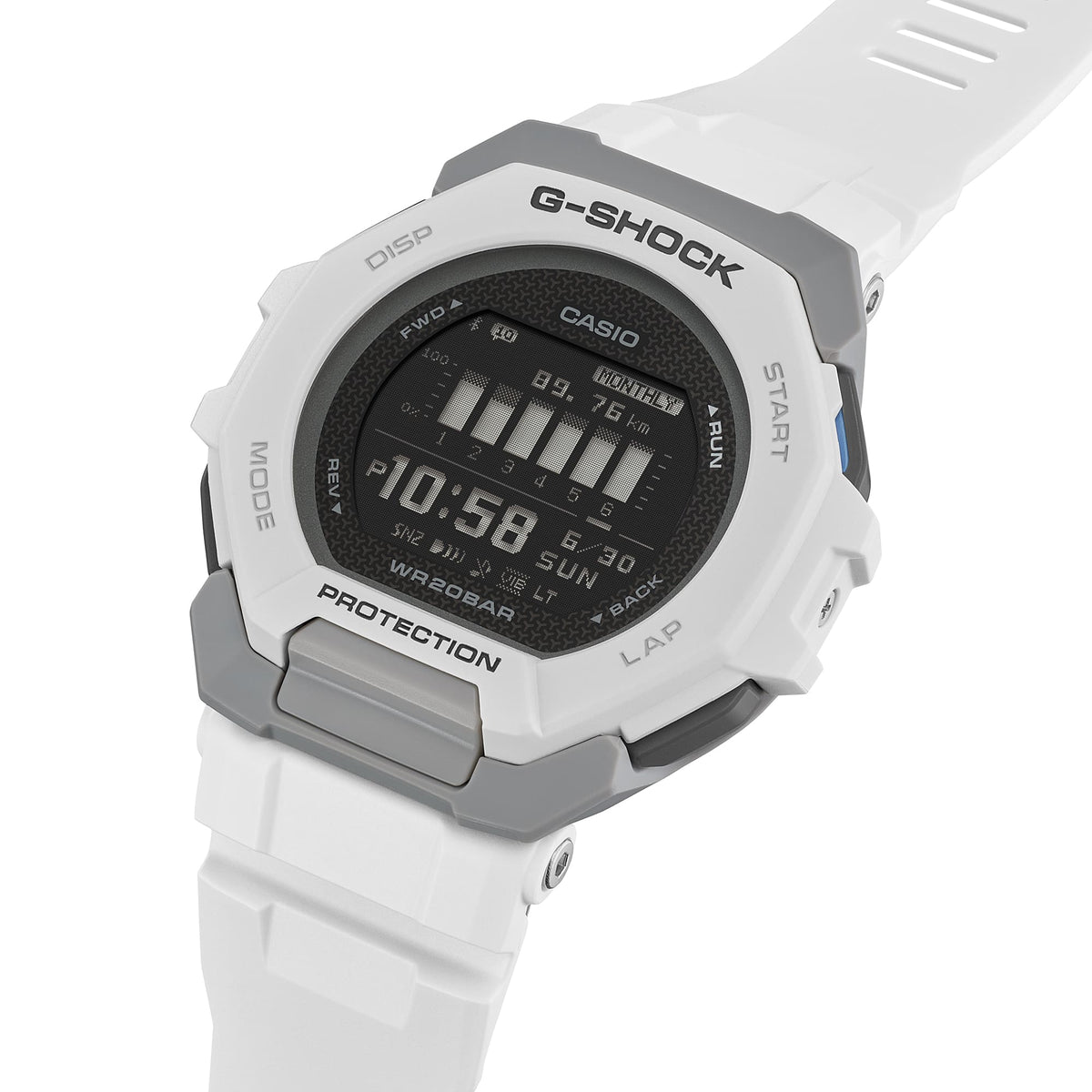 Casio G-Shock GBD-300-7DR G-Squad Running Watch – detail view