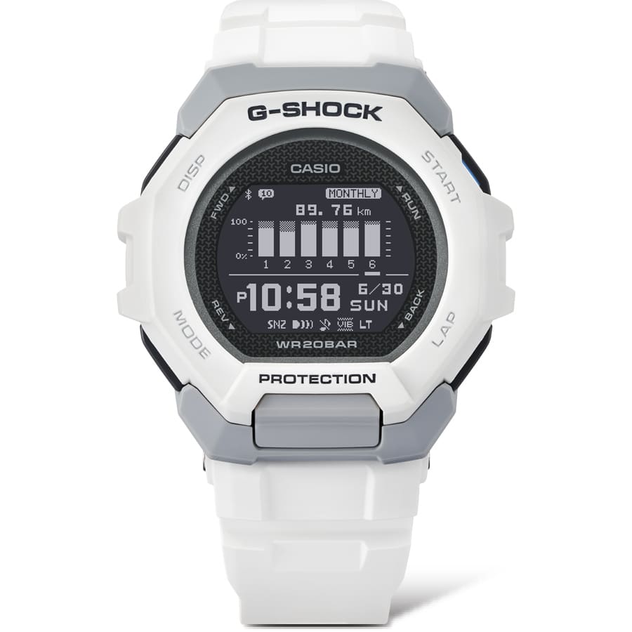 Casio G-Shock GBD-300-7DR G-Squad Running Watch – front detail