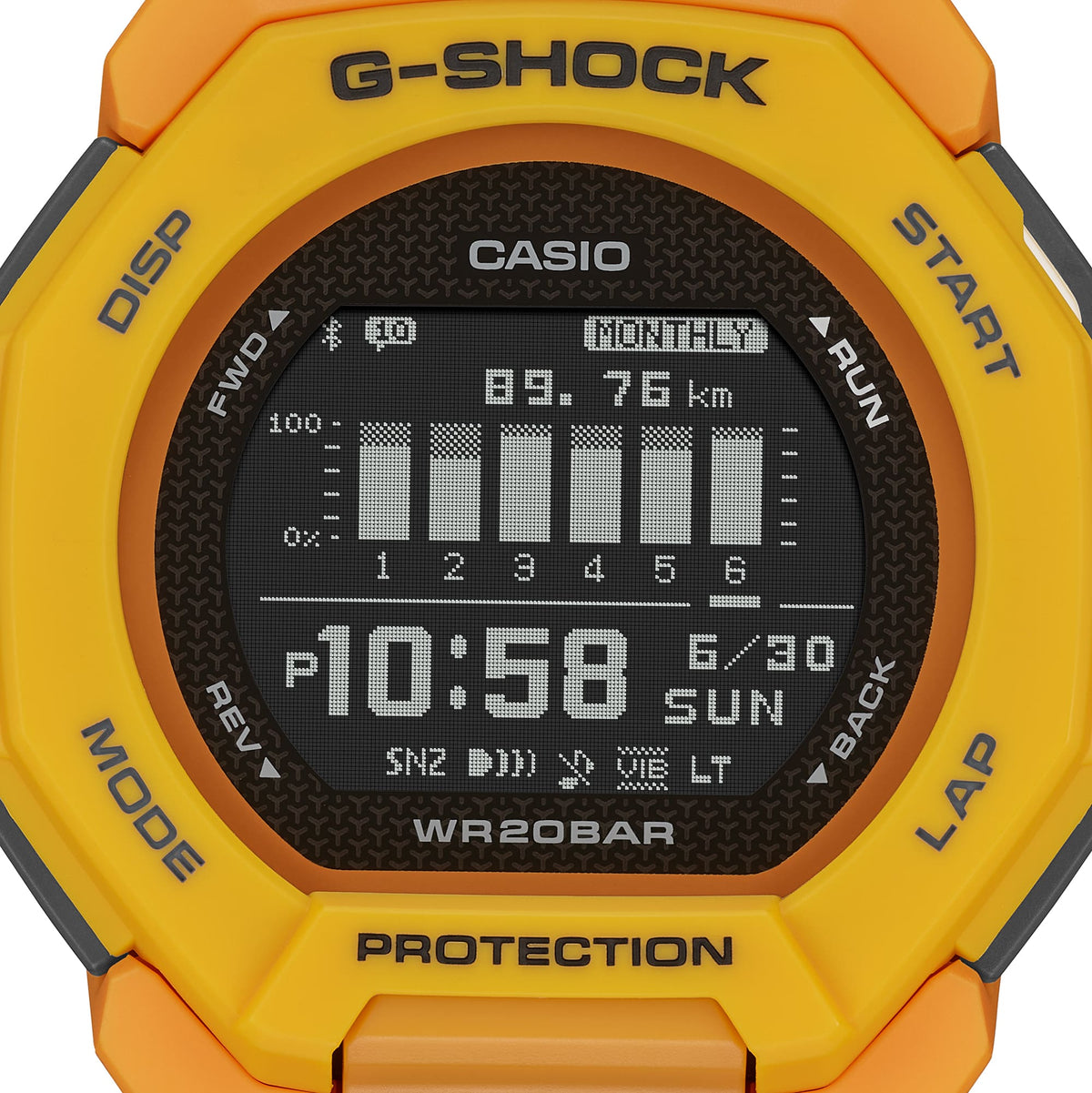 Casio G-Shock GBD-300-9DR G-Squad Running Watch – detail view