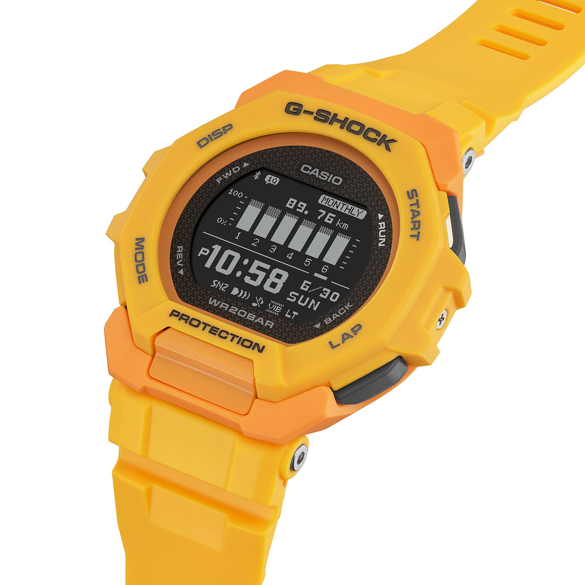 Casio G-Shock GBD-300-9DR G-Squad Running Watch – detail view
