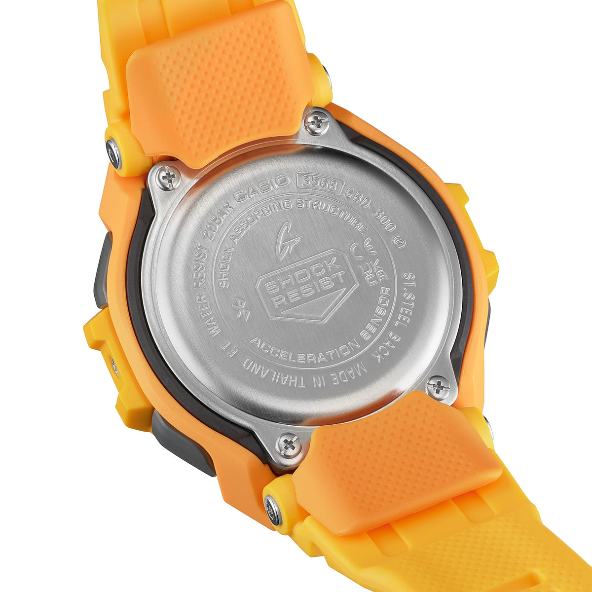 Casio G-Shock GBD-300-9DR G-Squad Running Watch – back engraving