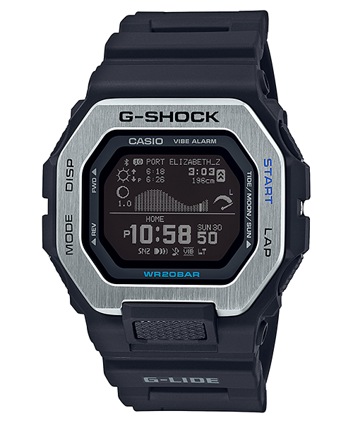 Casio G-Shock GBX-100-1D G-Lide Tide Graph Bluetooth Watch product photo