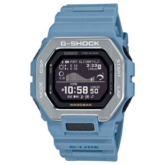Casio G-Shock GBX-100-2ADR G-Lide Tide Graph Bluetooth Watch product photo