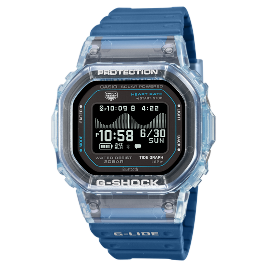 Casio G-Shock GBX-H5600-2DR G-Lide Heart Rate Solar Watch product photo