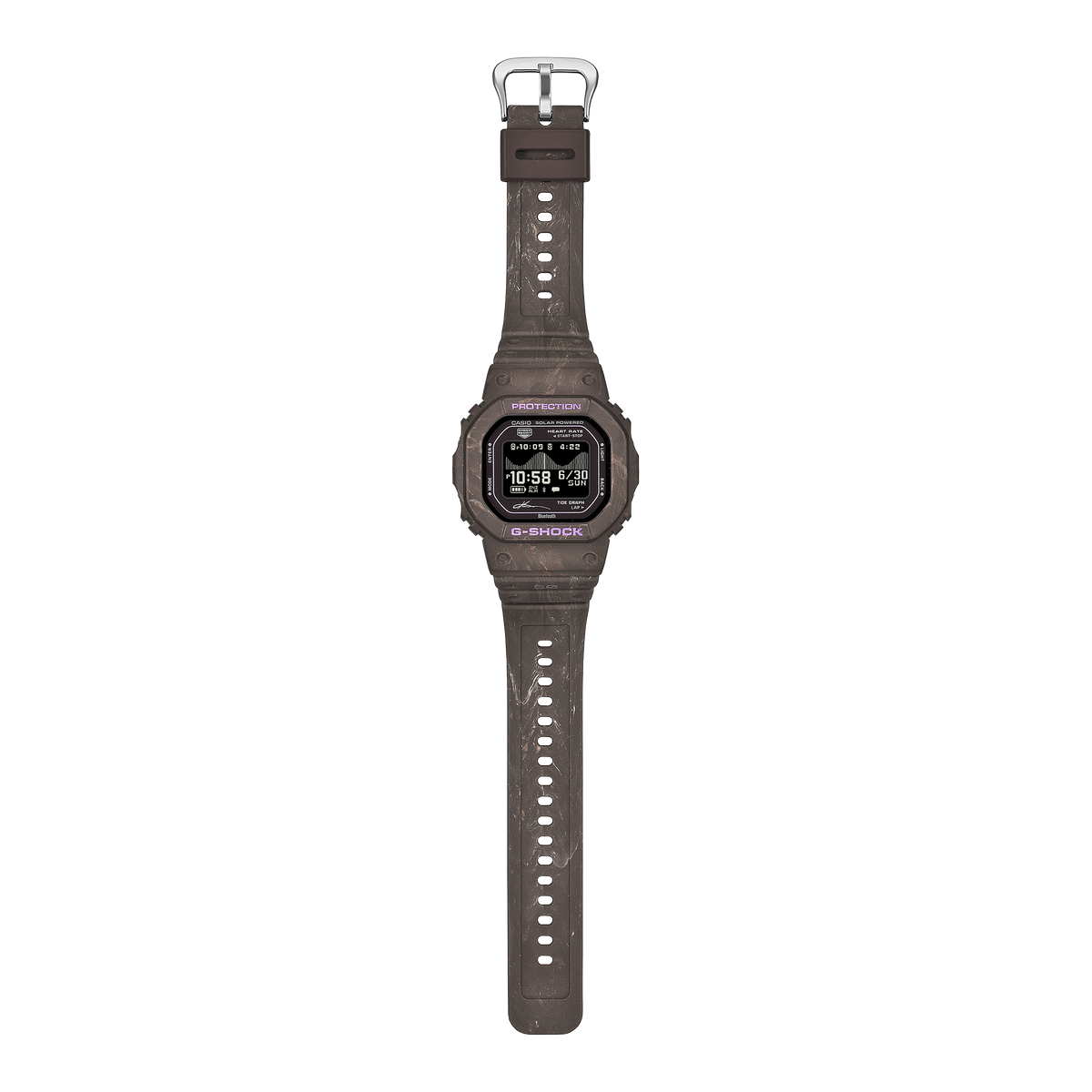 Casio G-Shock GBX-H5600KI-5DR G-Lide Heart Rate Solar Watch – angle view