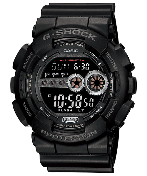 Casio G-Shock GD-100-1BDR Large Digital Watch product photo