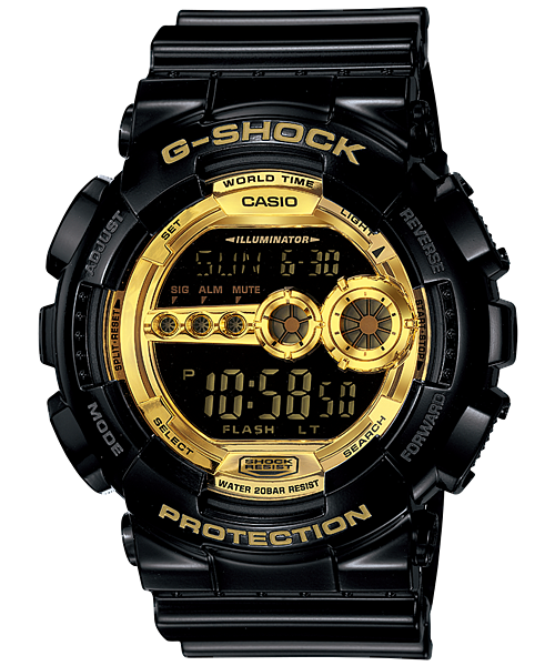 Casio G-Shock GD-100GB-1DR Large Digital Watch product photo