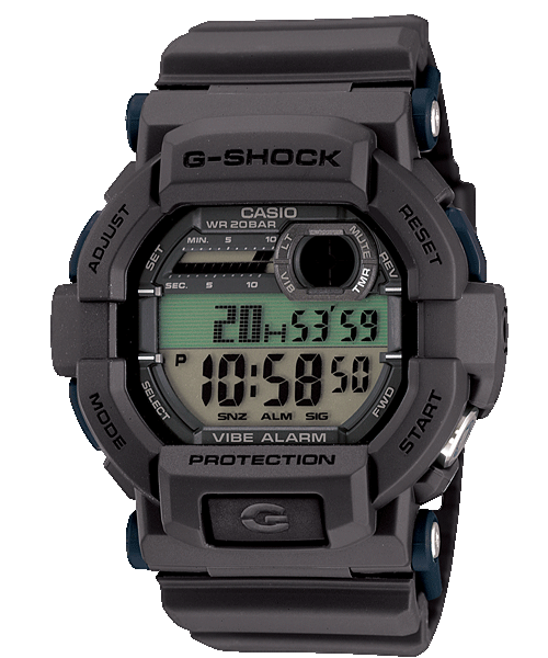 Casio G-Shock GD-350-8D Vibration Alarm Digital Watch – Grey product photo