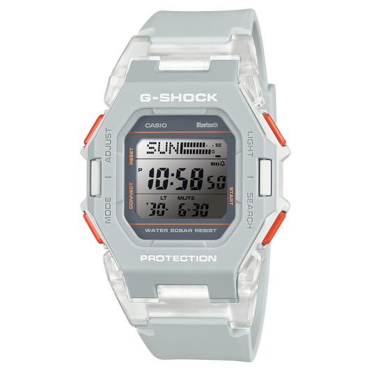 Casio G-Shock GD-B500S-8D Compact Bluetooth Step Counter Watch – Gray product photo