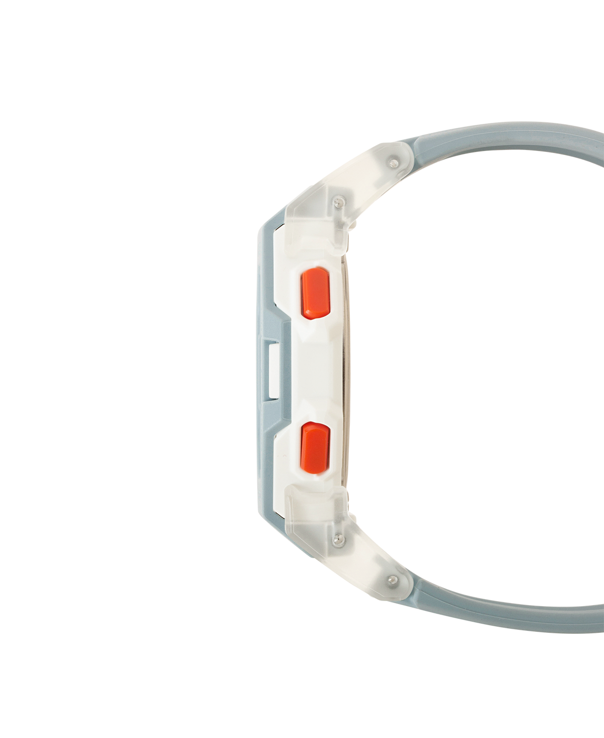 Casio G-Shock GD-B500S-8D Compact Bluetooth Step Counter Watch – Gray – side view