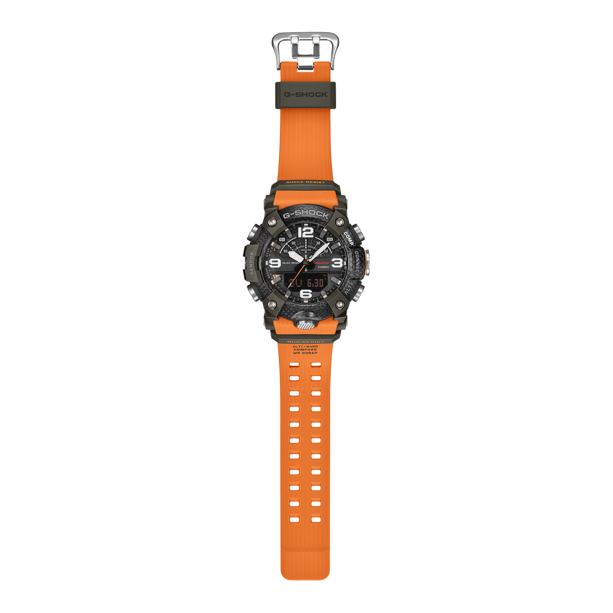 Casio G-Shock Mudmaster GG-B100X-1A9DR Quad Sensor Bluetooth Watch – angle view