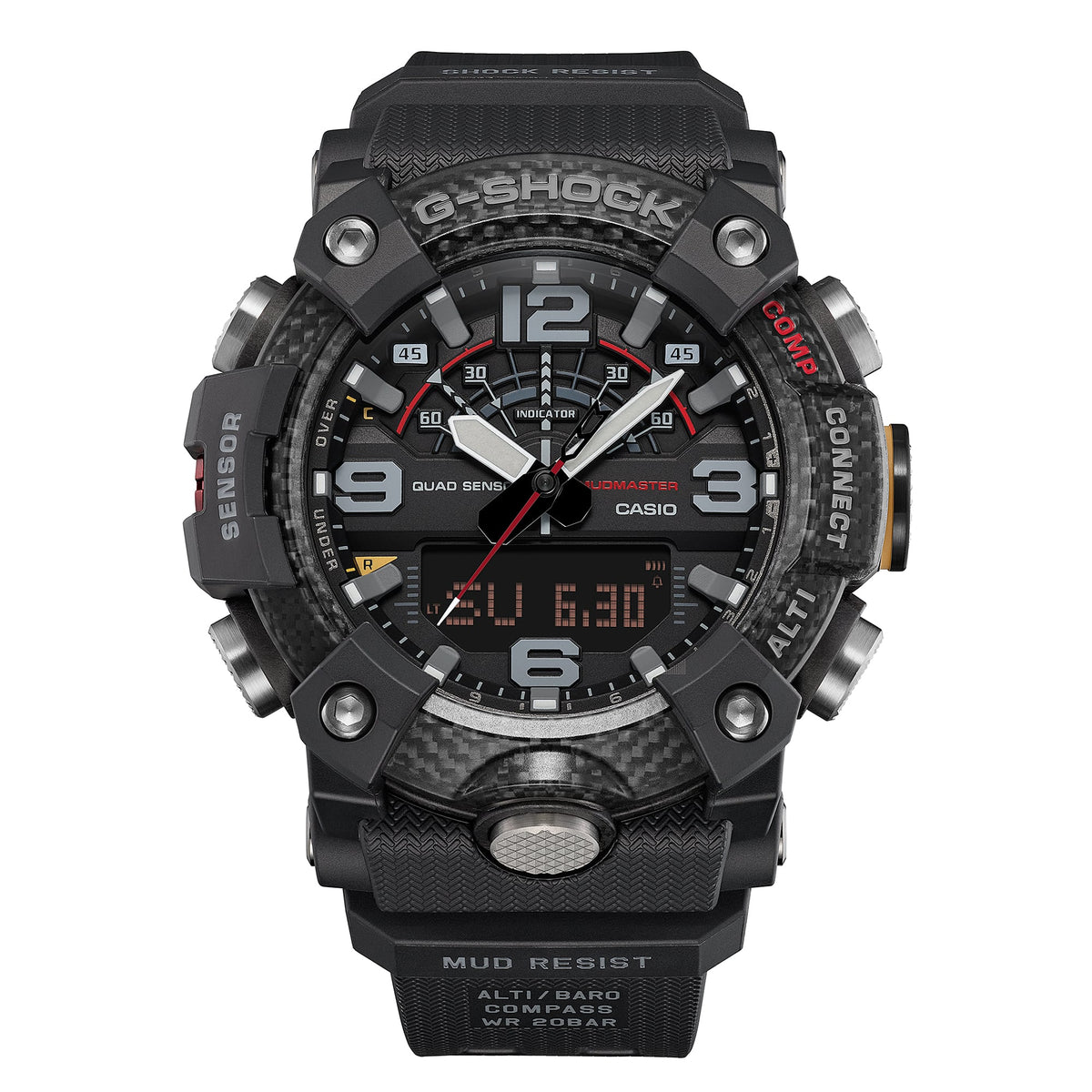 Casio G-Shock GG-B100X-1A Mudmaster Bluetooth Watch – side view
