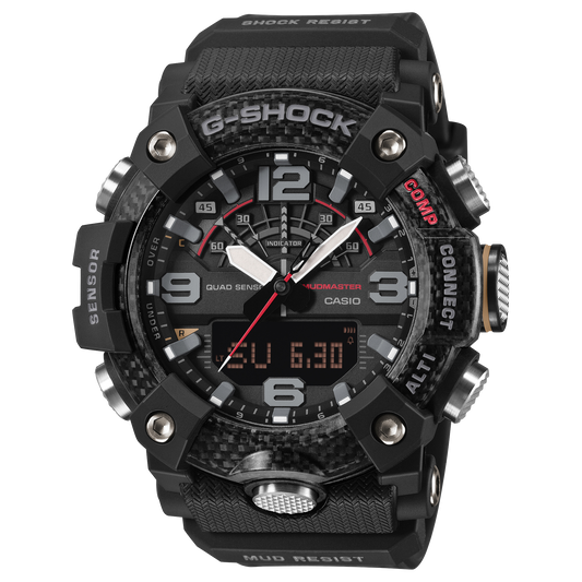 Casio G-Shock GG-B100X-1A Mudmaster Bluetooth Watch – front view
