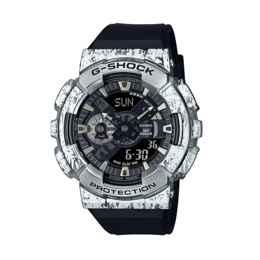 Casio G-Shock GM-110GC-1A Metal Covered Analog-Digital Watch – Black Green