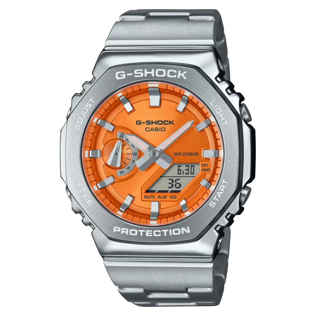 Casio G-Shock GM-2110D-4ADR Metal Bezel Analog-Digital Watch – Gold