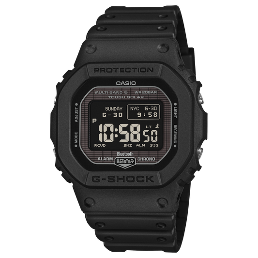 Casio G-Shock GW-BX5600-1A1 Solar Bluetooth Square Watch – front view