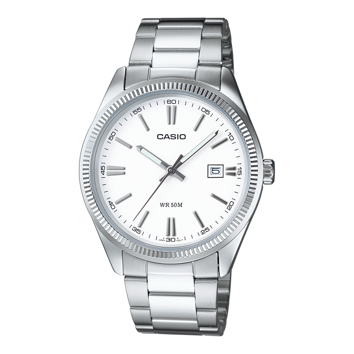 Casio MTP-1302D-7A1VDF Analog Watch – Silver White