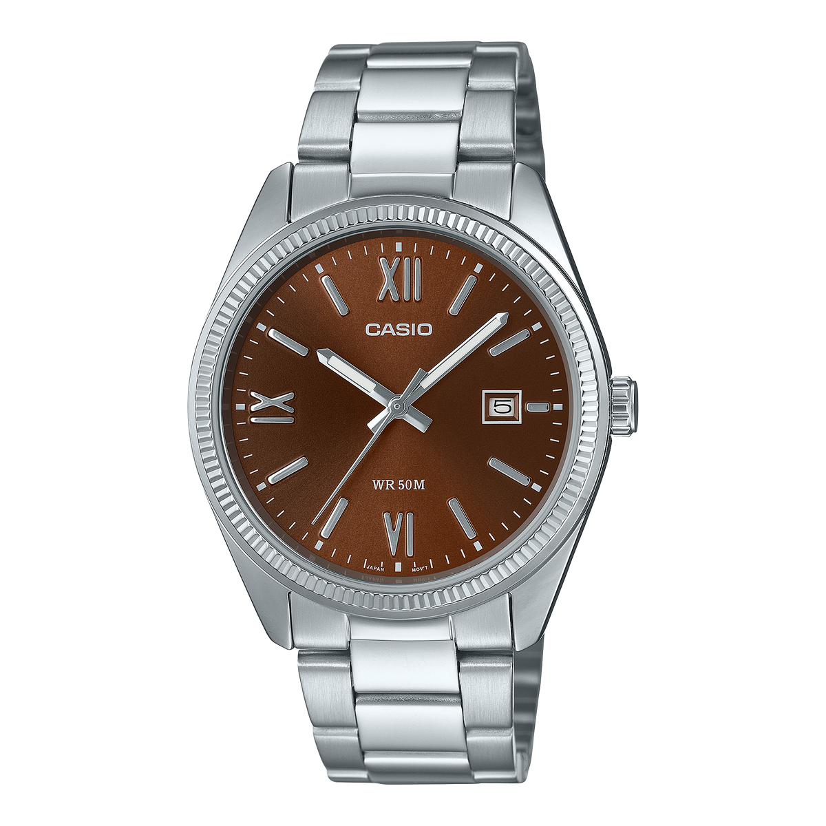 Casio MTP-1302DD-5AVDF Dual Tone Analog Watch – Silver Gold