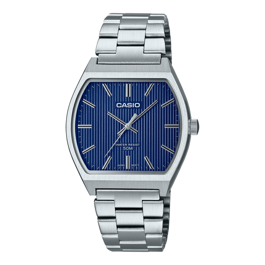 Casio MTP-B140D-2AVDF Square Analog Watch – Blue product photo