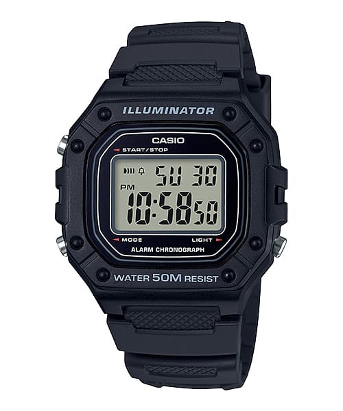 Casio W-218H-1AVDF Classic Digital Watch – Black