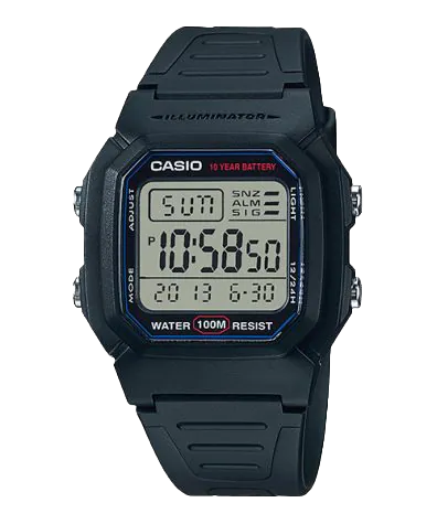 Casio W-800H-1AVDF Classic Digital Watch – Black