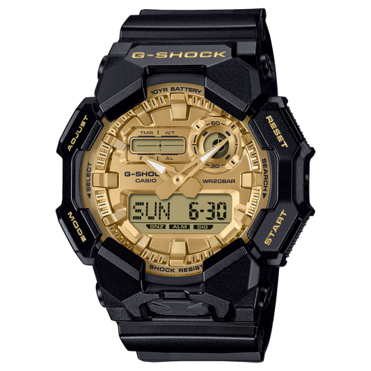 Casio G-Shock GA-010GGB-1A9 Gold and Green Analog-Digital Watch